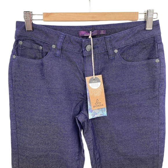 prAna Indigo Jett Pant Low Rise Fitted Ombre Ankle Jeans Size 4 27" Waist - Picture 3 of 14